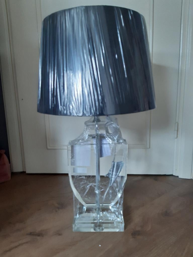 Tafellamp van kristal Nieuw!!, Maison & Meubles, Lampes | Lampes de table, Neuf, 50 à 75 cm, Synthétique, Métal, Enlèvement ou Envoi