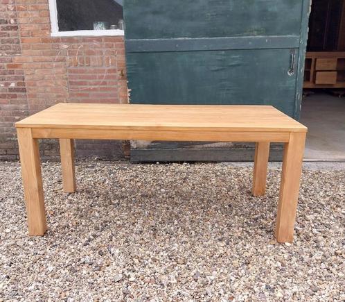 Showroommodel Teak Tuintafel 180 cm, Tuin en Terras, Tuintafels, Zo goed als nieuw, Rechthoekig, Teakhout, Ophalen