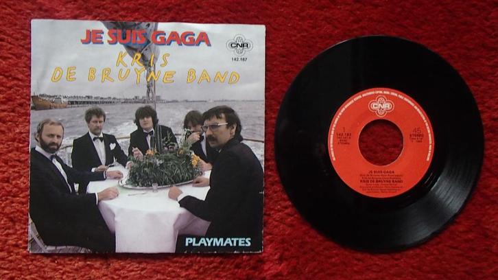 KRIS DE BRUYNE Band - Je Suis Gaga 7", CD & DVD, Vinyles | Néerlandophone, Comme neuf, Pop, Autres formats, Envoi