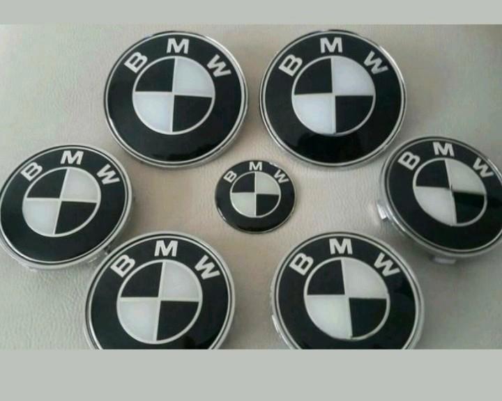 Bmw emblemen set van 7x stuks >zwart wit g20 e60 e90 e39, Auto-onderdelen, Klein materiaal, BMW, Nieuw, Ophalen of Verzenden