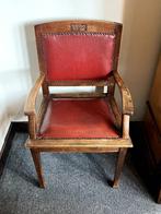 Rode stoel, Maison & Meubles, Chaises, Rouge, Cuir, Enlèvement, Utilisé