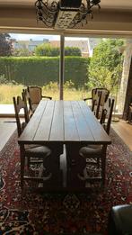 Antieke tafel en stoelen, Ophalen