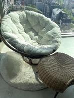 Set: Casa - Round Relaxing Chair + Side table + Carpet, Ophalen, Zo goed als nieuw