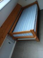 Massief grenen eenpersoonsbed 80x200/hoogslaper, Kinderen en Baby's, Kinderkamer | Bedden, Ophalen, Gebruikt