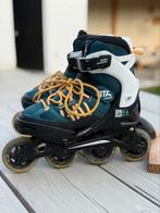 Skeelers Oxelo Fit5 junior aanpasbaar maat 35-38, Verstelbaar, Kinderen, Zo goed als nieuw, Inline skates 4 wielen