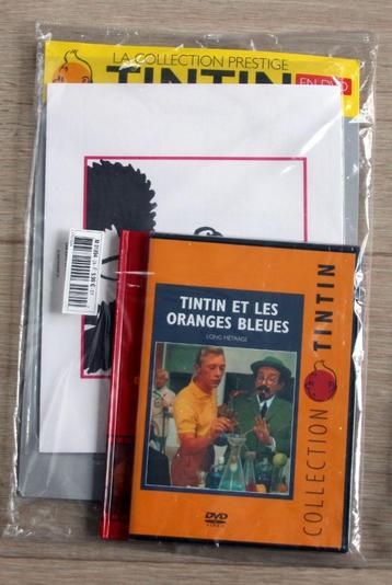 Tintin et les oranges bleues Kuifje DVD Livret + Tiré à part