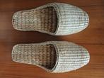 Sobere en 'zen' pantoffels van natuurlijke vezels - Maat 38, Ophalen, Beige, Zo goed als nieuw, Pantoffels of Sloffen
