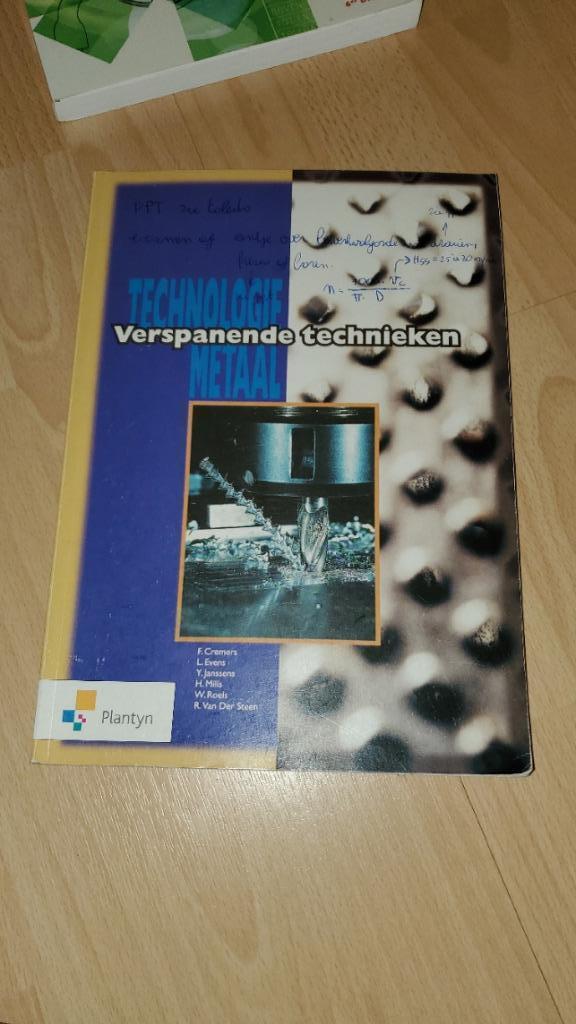 Technologie metaal verspanende technieken, Boeken, Techniek, Gelezen, Metaaltechniek, Ophalen of Verzenden