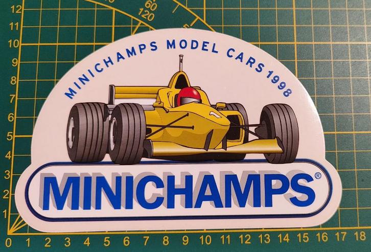 Sticker Minichamps model cars 1998 F1, Verzamelen, Stickers, Ophalen of Verzenden