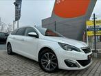 Peugeot 308 allure 2015 073000km automaat benzine pano leder, Auto's, 1198 cc, Wit, Leder, 5 deurs