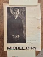 Michel City-poster — „Hommage aan Bernanos III” — 1970, Ophalen of Verzenden, Zo goed als nieuw
