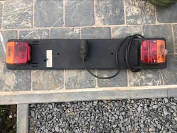 Porte plaque neuve avec feu pour remorque neuve, Enlèvement, Comme neuf