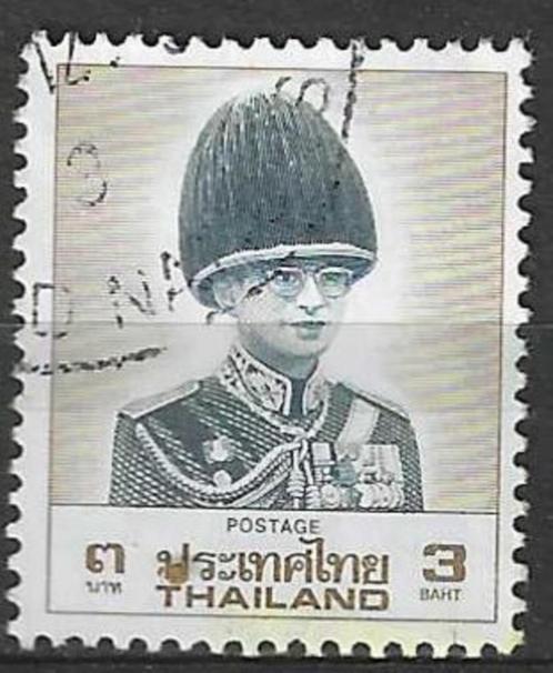 Thailand 1988 - Yvert 1271 - Koning Rama IX - 3 b. (ST), Timbres & Monnaies, Timbres | Asie, Affranchi, Envoi