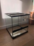 Exo Terra glas terrarium 45x45x45 cm, Dieren en Toebehoren, Reptielen en Amfibieën | Toebehoren, Ophalen, Gebruikt, Terrarium of Paludarium