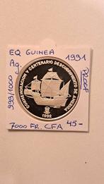 Eq. Guinée 7000 fr. RÉSISTANT À L'USURE (999/1000), Timbres & Monnaies, Billets de banque | Asie, Enlèvement ou Envoi
