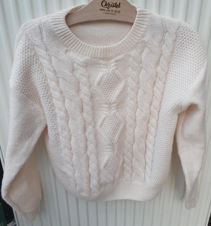 Ecru (gebroken wit) kleurige trui van Shein maat S, Kleding | Dames, Truien en Vesten, Gedragen, Maat 36 (S), Overige kleuren