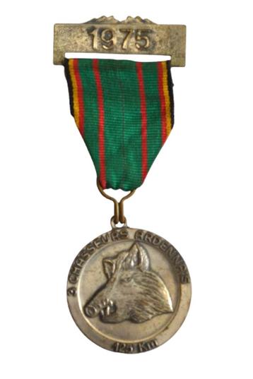 Médaille de la Marche du Souvenir chasseurs ardennais 1975