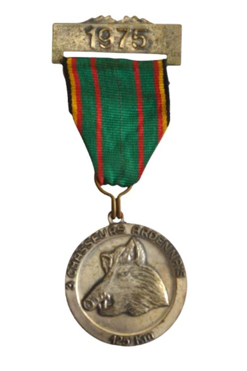 Médaille de la Marche du Souvenir chasseurs ardennais 1975, Collections, Objets militaires | Général, Enlèvement