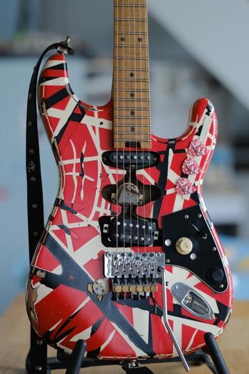 EVH Stratocaster Frankie Striped Relic Full Upgrade beschikbaar voor biedingen