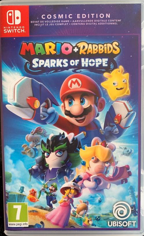Mario + Rabbits Sparks of Hope Cosmic Edition, Consoles de jeu & Jeux vidéo, Jeux | Nintendo Switch, Comme neuf, 1 joueur, À partir de 7 ans
