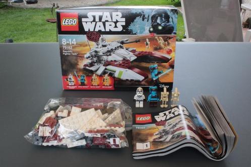 Lego Star wars 75182 Republic fighter tank compleet, Kinderen en Baby's, Speelgoed | Duplo en Lego, Zo goed als nieuw, Lego, Complete set