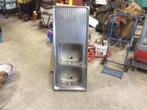 Dubbele inox gootsteen, Ophalen, Gebruikt