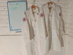 Set witte ambulanciers jassen rode kruis, Ophalen of Verzenden