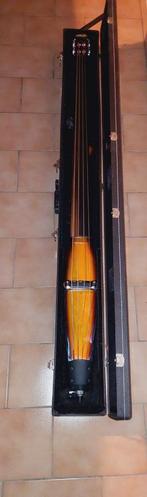 elektrische contrabas stagg EDB + kist, Musique & Instruments, Instruments à corde | Autre, Enlèvement, Comme neuf