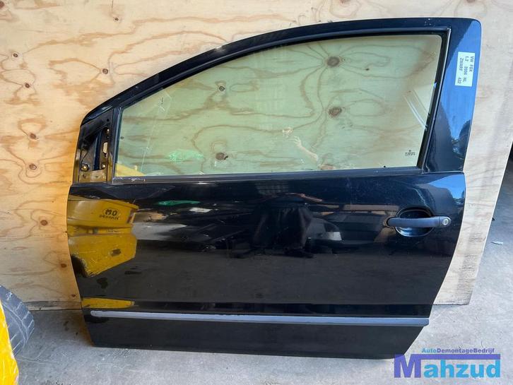 VW FOX ZWART Links deur portier 2003-2015, Auto-onderdelen, Carrosserie, Deur, Volkswagen, Gebruikt, Ophalen of Verzenden