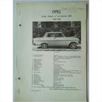 Opel Kadett L Caravan 1000 Vraagbaak losbladig 1962-1964 #1, Livres, Autos | Livres, Opel, Utilisé, Enlèvement ou Envoi