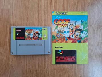 Goof Troop met handleiding voor de Super Nintendo (SNES) beschikbaar voor biedingen