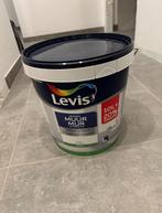 12 liter verf Levis mat wit NIEUW, Bricolage & Construction, Peinture, Enlèvement, Blanc, 10 à 15 litres