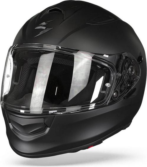 SCORPION EXO-491 Solid Mat Zwart incl. SENA 10S Intercom, Motoren, Kleding | Motorhelmen, Dames, Heren, Integraalhelm, L, Overige merken