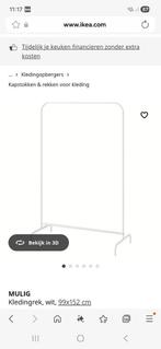 2 kledingrekken ikea, Ophalen, Zo goed als nieuw