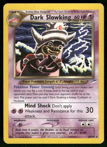 Dark Slowking 20/105 - Neo Destiny beschikbaar voor biedingen