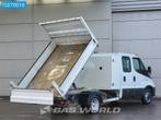 Iveco Daily 35C14 Kipper Dubbel Cabine met Kist 3500kg trekh, Auto's, Bestelwagens en Lichte vracht, Gebruikt, Euro 6, Iveco, Wit