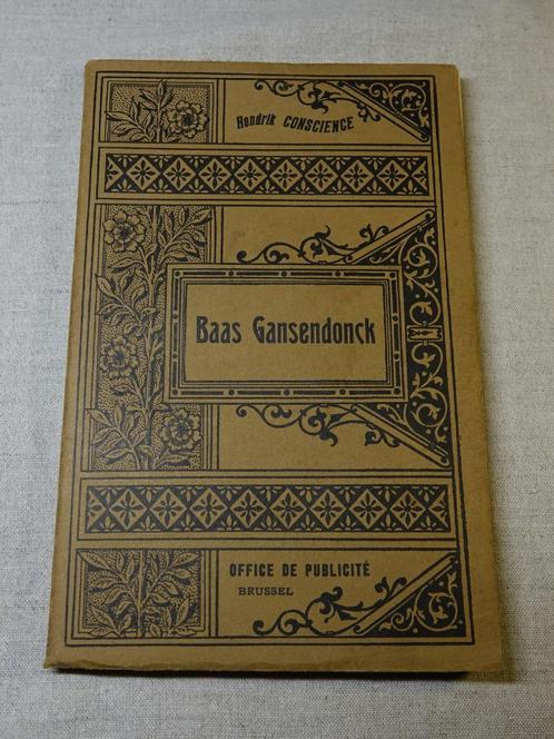 Hendrik Conscience - Baas Gansendonck, Livres, Littérature, Utilisé, Enlèvement