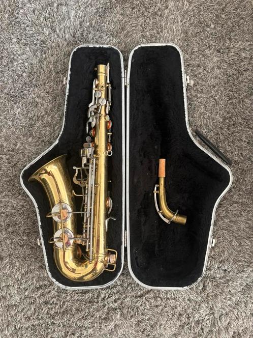 Conn “Shooting Star” 1956 Alto Saxofoon, Muziek en Instrumenten, Blaasinstrumenten | Saxofoons, Gebruikt, Alt, Met koffer, Ophalen