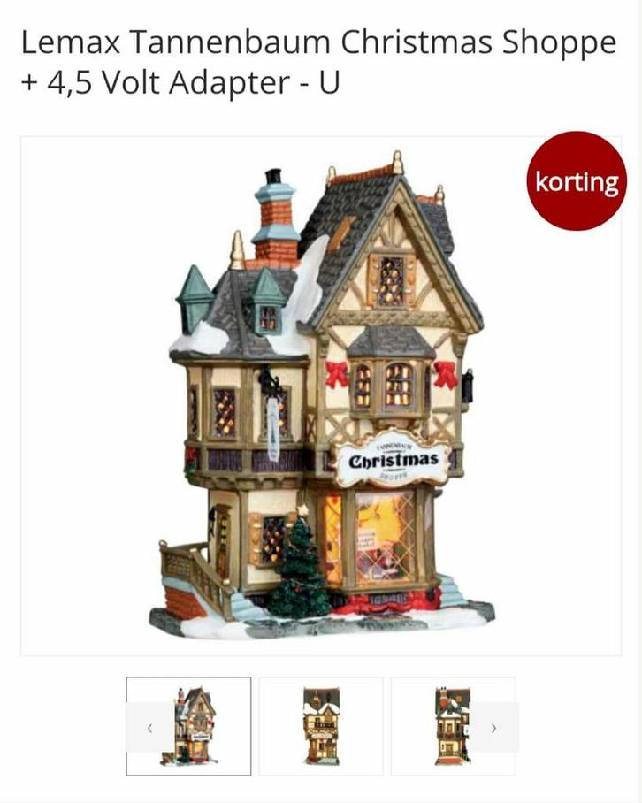 Lemax kerst huisje, Diversen, Kerst, Zo goed als nieuw, Ophalen