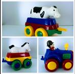 Tractor met boer en paard en koe; merk Jackpot, Kinderen en Baby's, Gebruikt, Ophalen