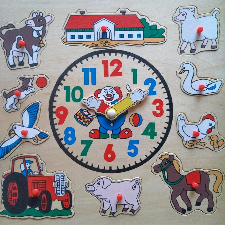inleg puzzel - thema boerderij, Kinderen en Baby's, Speelgoed | Kinderpuzzels, Zo goed als nieuw, Ophalen