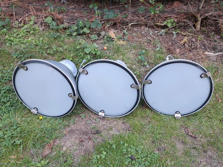 lampe industriel, Maison & Meubles, Lampes | Suspensions, Utilisé, 50 à 75 cm, Métal, Enlèvement