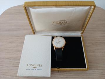 Longines Flagship met gravure uit 1964 in 18 Karaat goud beschikbaar voor biedingen