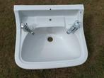 Lavabo inclusief 2 gratis kranen, Ophalen, Gebruikt, Steen, Wastafel