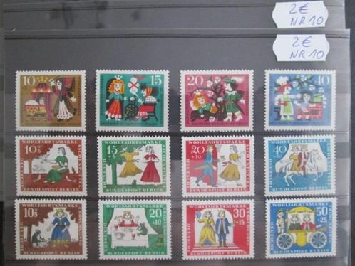 Lot 10 ongestempelde zegels Bundespost Berlin, Postzegels en Munten, Postzegels | Europa | Duitsland, Postfris, BRD, Ophalen