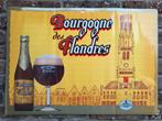Reclamebord Bourgogne Des Flandres brouwerij John Martin, Collections, Marques de bière, Comme neuf, Enlèvement ou Envoi