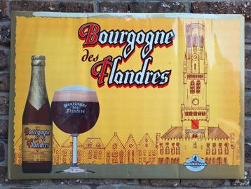 Reclamebord Bourgogne Des Flandres brouwerij John Martin 