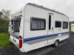 Hobby de luxe 450 UF met mover en voortent, Caravans en Kamperen, Hobby, Bedrijf, Schokbreker, 6 tot 7 meter