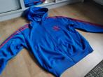 Adidas vest blauw/rood, Maat 52/54 (L), Blauw, Ophalen of Verzenden, Zo goed als nieuw