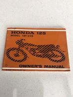Honda cb 125 s- manuel utilisateur, Motos, Pièces | Oldtimers & Ancêtres